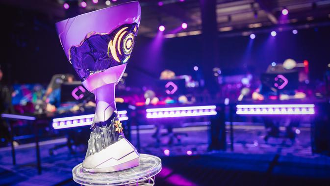 Trofi Valorant Masters Santiago 2026. (Photo by Colin Young-Wolff/Riot Games)