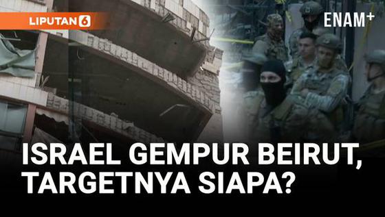 VIDEO: Serangan Udara Israel Gempur Beirut, Targetkan Siapa?
