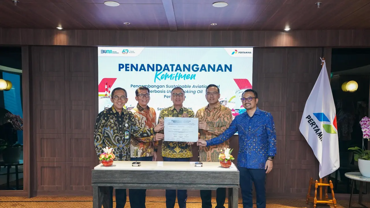 Used Cooking Oil to Sustainable Aviation Fuel (USAF) Pertamina