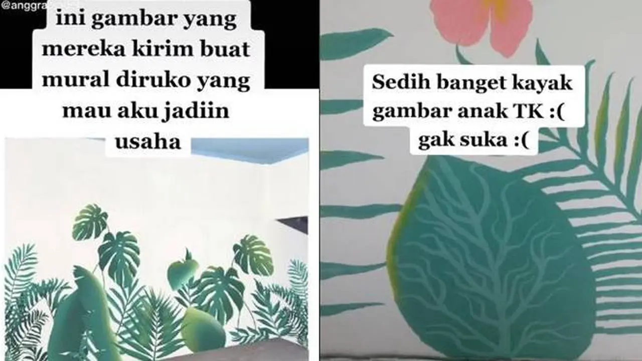 Viral Video Pemilik Toko Sewa Jasa Mural Gagal, Hasilnya Bikin Sedih