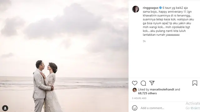 Ringgo Agus Rahman (Foto: Instagram/@ringgoagus)