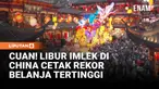 Libur Tahun Baru Imlek di China mencatat lonjakan perjalanan dan konsumsi terbesar sepanjang sejarah. Ratusan juta perjalanan terjadi dalam satu hari, sementara sektor ritel, pariwisata, dan hiburan mengalami peningkatan signifikan berkat dukungan ke...