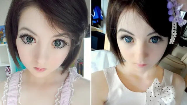 Hanya Gunakan Makeup, Gadis London Menjelma Jadi Boneka