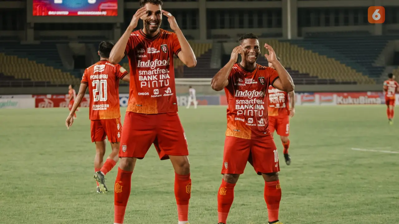 Bali United saat Ladeni Bhayangkara FC Berakhir dengan Skor Akhir 3-0