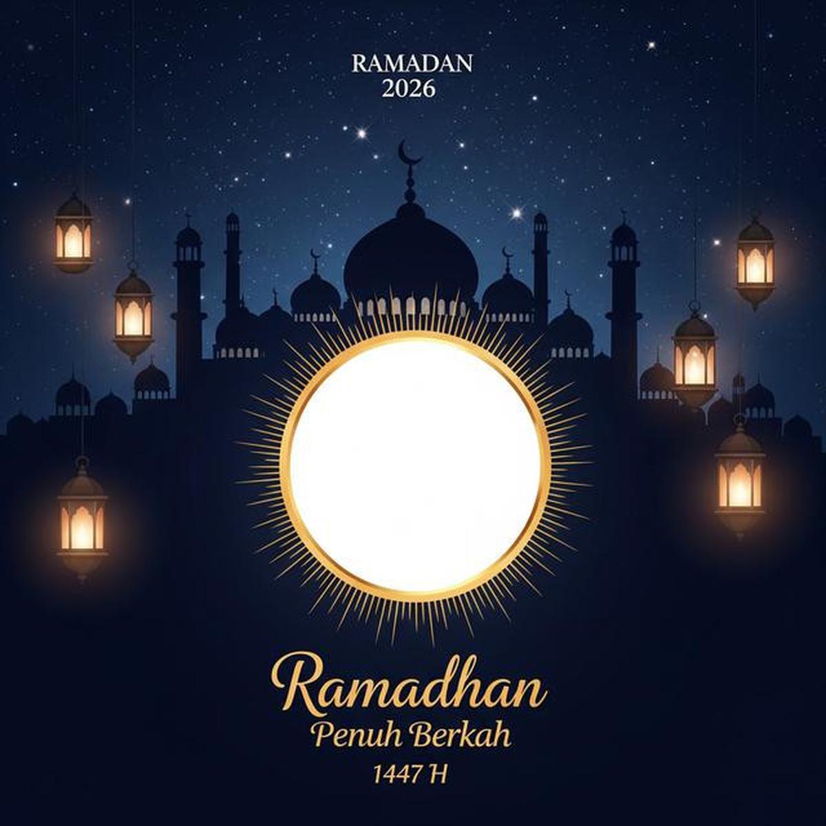 50 Twibbon Ramadhan 2026, Lengkap Prompt AI Siap Pakai dan Link Download