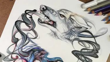 Foto Lukisan Pensil Keren
