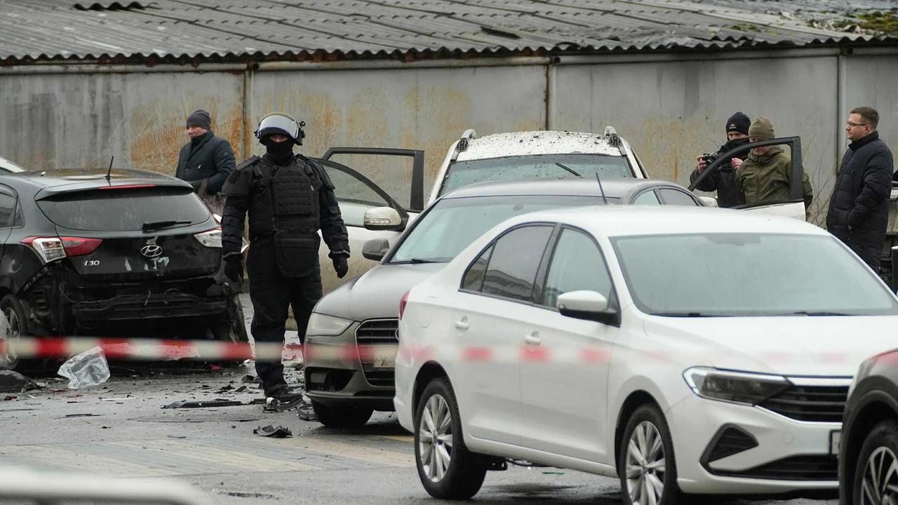 FOTO: Ledakan Mobil di Moskow Tewaskan Jenderal Senior Rusia