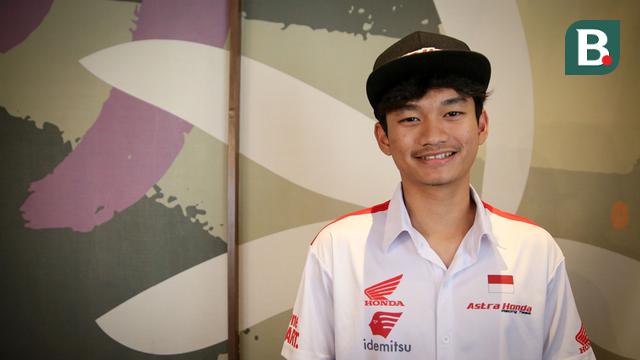 Pembalap Astra Honda Racing Team Fadillah Arbi Aditama