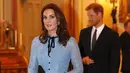 Kate Middleton dan Pangeran William kini sedang berbahagia lantaran tengah menanti kelahiran anak ketiganya. Sejak berita kehamilan Kate tersiar, wanita cantik itu pun tak pernah terlihat di publik. (AFP/Heathcliff O'Malley)