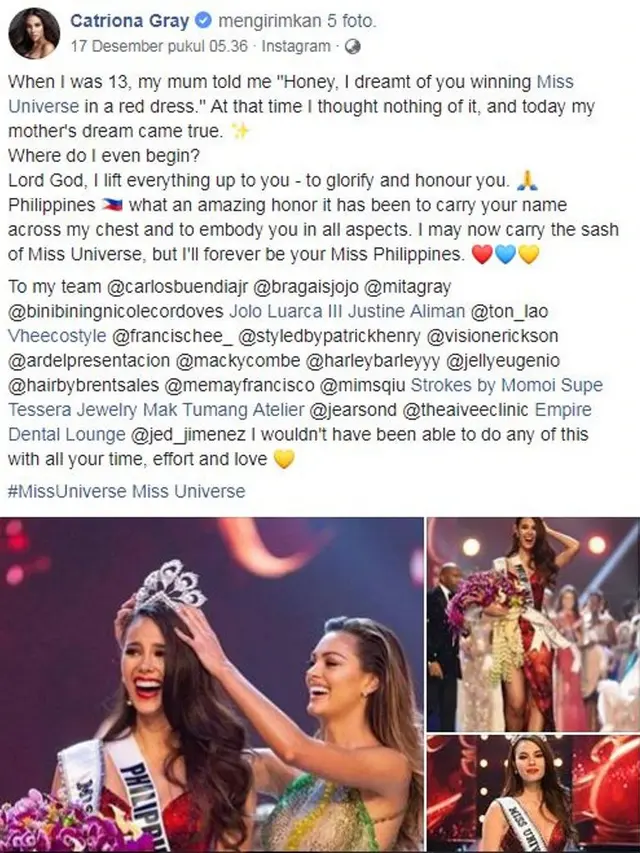 Catriona Gray