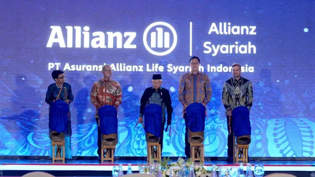 Foto upacara  peresmian Allianz Syariah