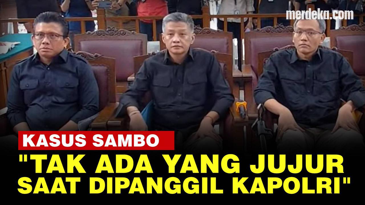 VIDEO: Hendra Kurniawan Sebut Semua Tak Jujur saat Dipanggil Kapolri di Kasus Sambo
