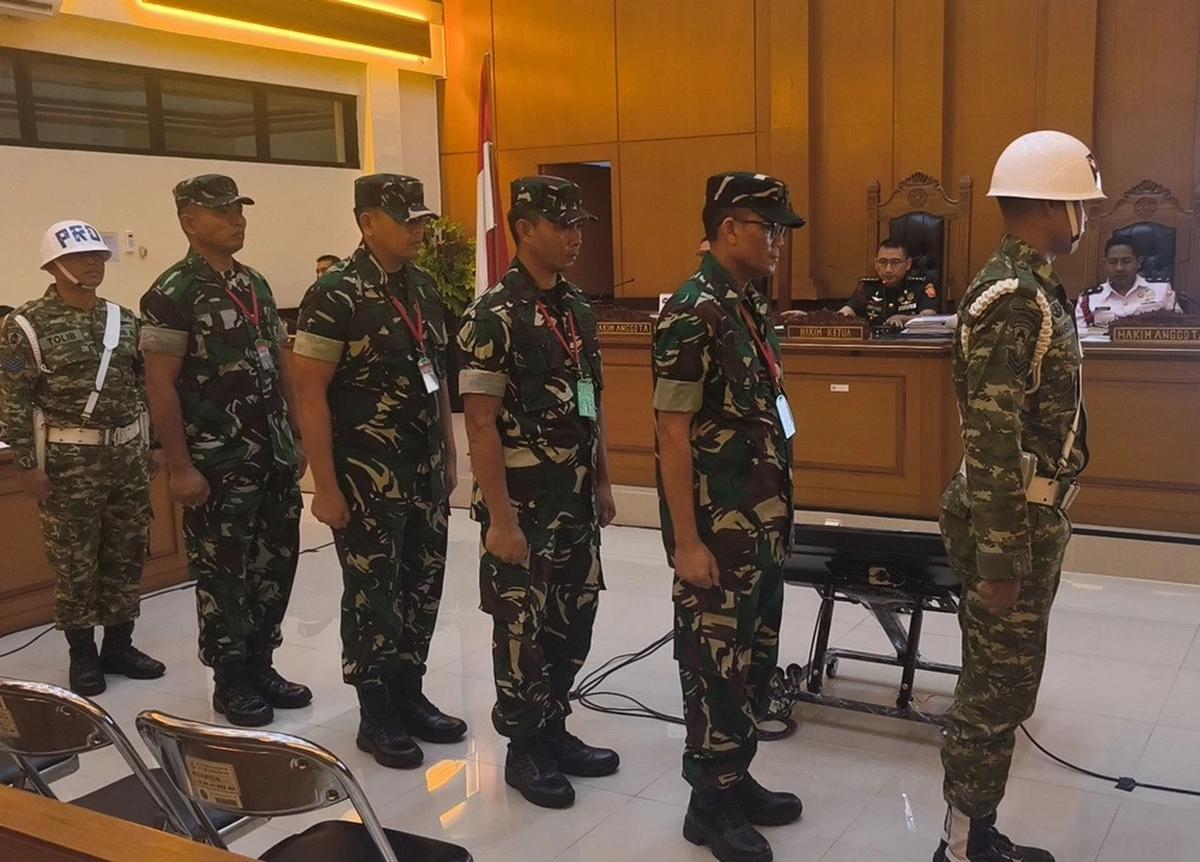 Sidang Pleidoi TNI Penyiram Air Keras Andrie Yunus