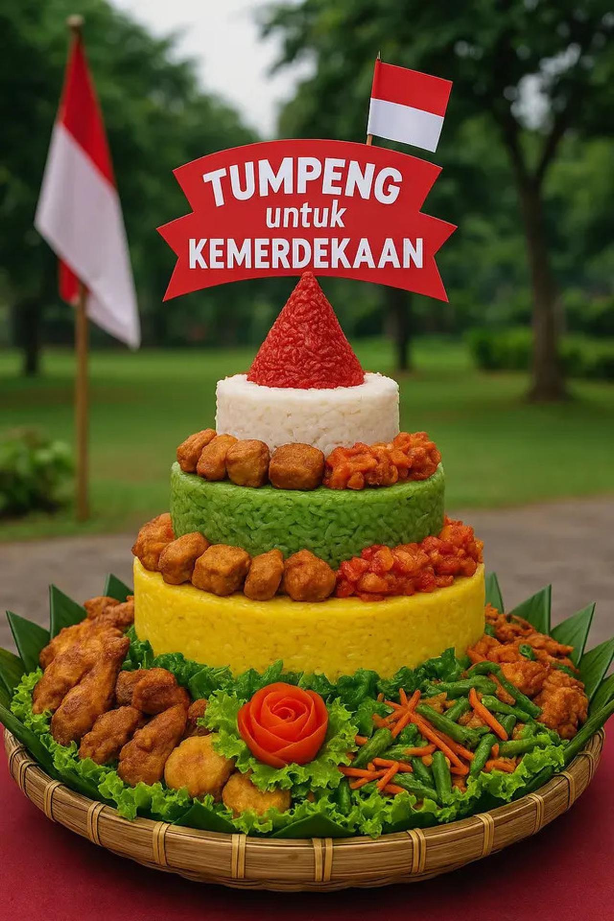 Cara Menghias Tumpeng 17 Agustusan untuk Perayaan Kemerdekaan, Menarik dan Bermakna