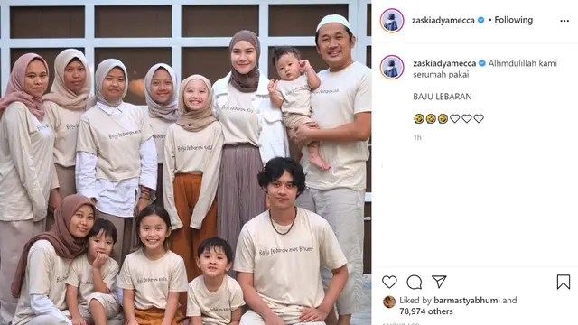 Zaskia Adya Mecca (Foto: Instagram/@zaskiadyamecca)
