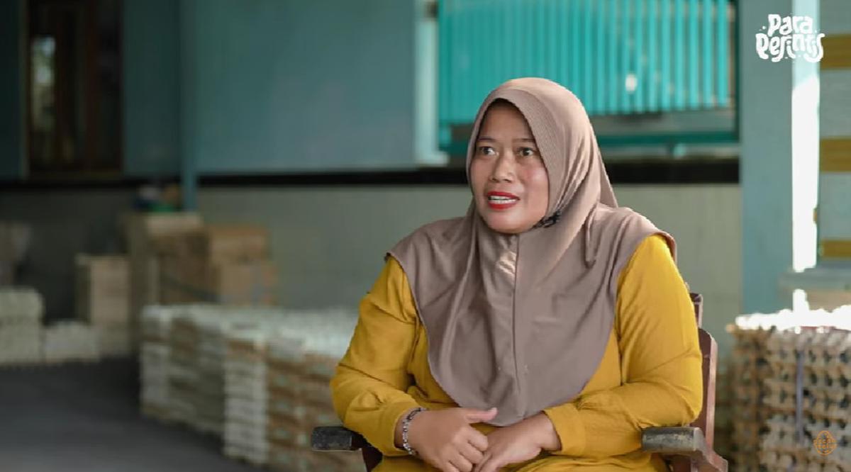 Sutina, pemilik bisnis telur asin di Blitar