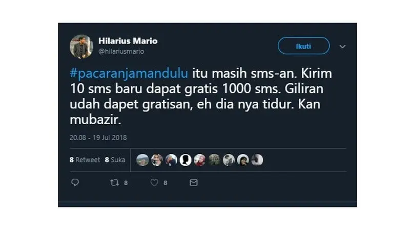 Cuitan Netizen Soal 'Pacaran Jaman Dulu'