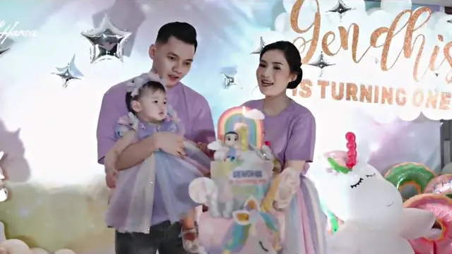 7 Momen Pesta Ulang Tahun Putri Nella Kharisma dan Dory Harsa, Tampil Menggemaskan