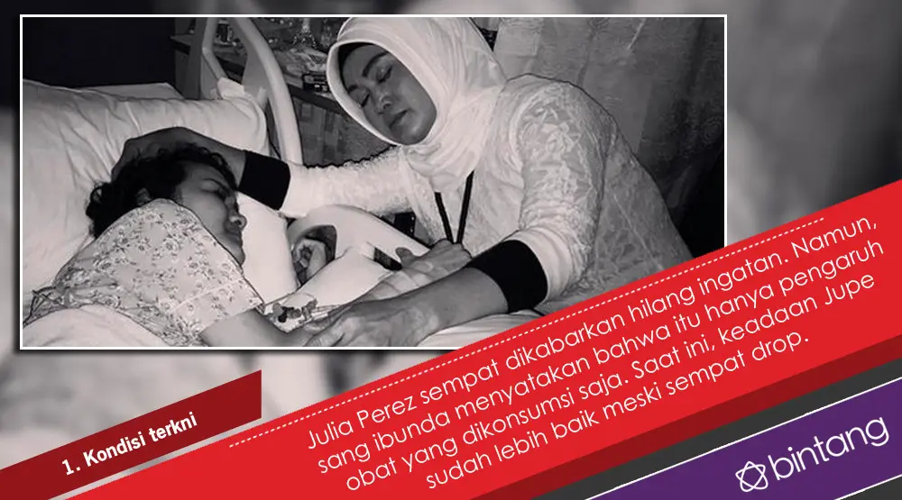 Kondisi Kesehatan Julia Perez Dorong Keprihatinan Sahabat. (Foto: Instagram/ruben_onsu, Desain: Nurman Abdul Hakim/Bintang.com)