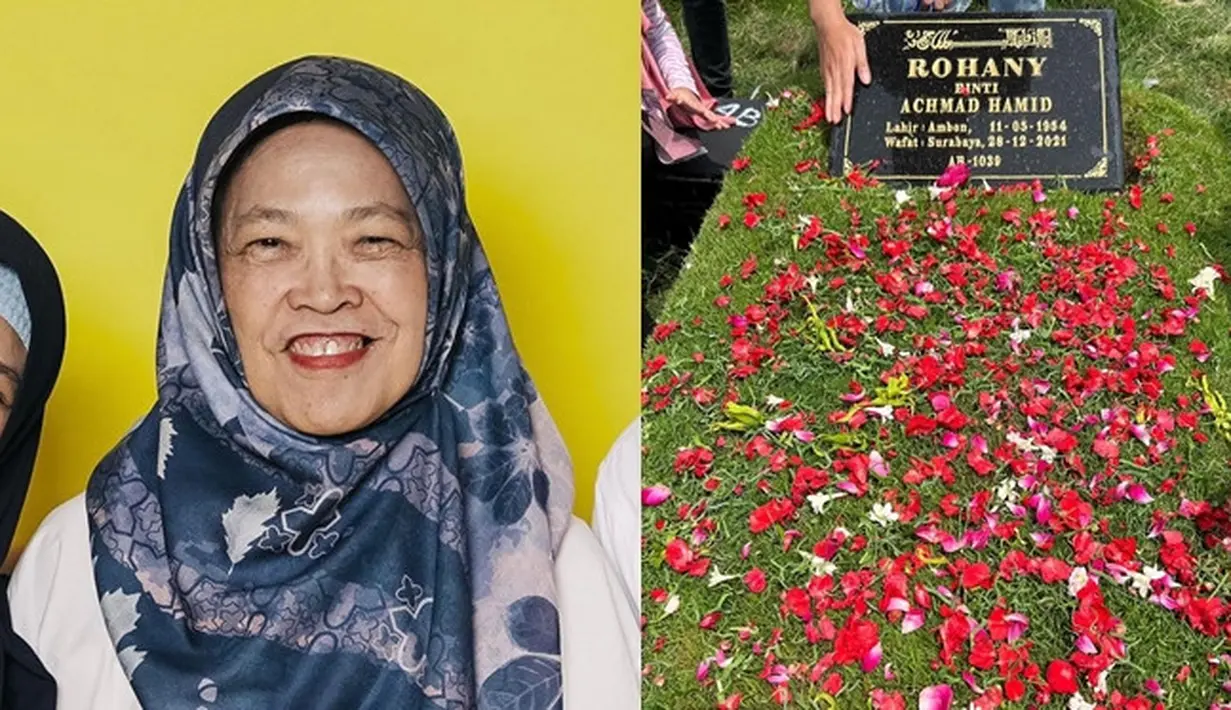 Kini hanya tinggalkan kenangan, netizen sebut wajah mendiang ibunda Dian Ayu ini mirip dengan Btari Embun Anandayu anak pertamanya. Makamnya terawat, asri dan penuh bunga, dapat ditebak jika Dian Ayu pastinya rutin mengunjungi makam ibunda tercintanya ini. (Liputan6.com/IG/@dianayulestari)