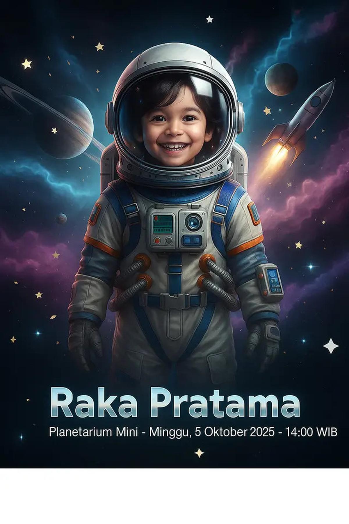 5 Prompt Gemini AI Viral Edit Foto Anak jadi Poster Ulang Tahun, Hasilnya Lucu