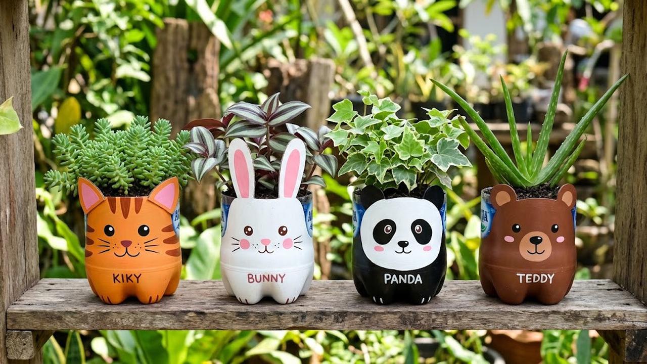 Pot Karakter untuk Sudut Taman