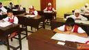 Citizen6, Malang: Masing-masing kelas berisikan 14 orang Siswa dan Siswi peserta Ujian Nasional tingkat Sekolah Dasar (SD). (Pengirim: Romaries)