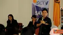 Produser Eksekutif Liputan6 SCTV, Mauludin Anwar menjadi pembicara dalam ajang SCTV Goes to Campus 2012 di Kampus Universitas Padjajaran, Bandung.