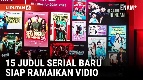 VIDEO: Sepanjang 2024, Vidio Bakal Luncurkan 15 Lebih Judul Terbaru Serial Indonesia