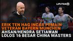 Mulai dari Erik Ten Hag incar pemain veteran Bayern Munchen hingga Ahsan/Hendra Setiawan lolos 16 besar China Masters, berikut sejumlah berita menarik News Flash Sport Liputan6.com.