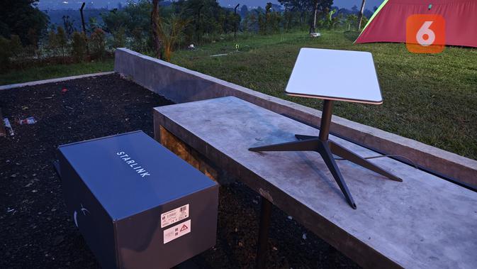 Internet satelit Starlink. Liputan6.com/Iskandar