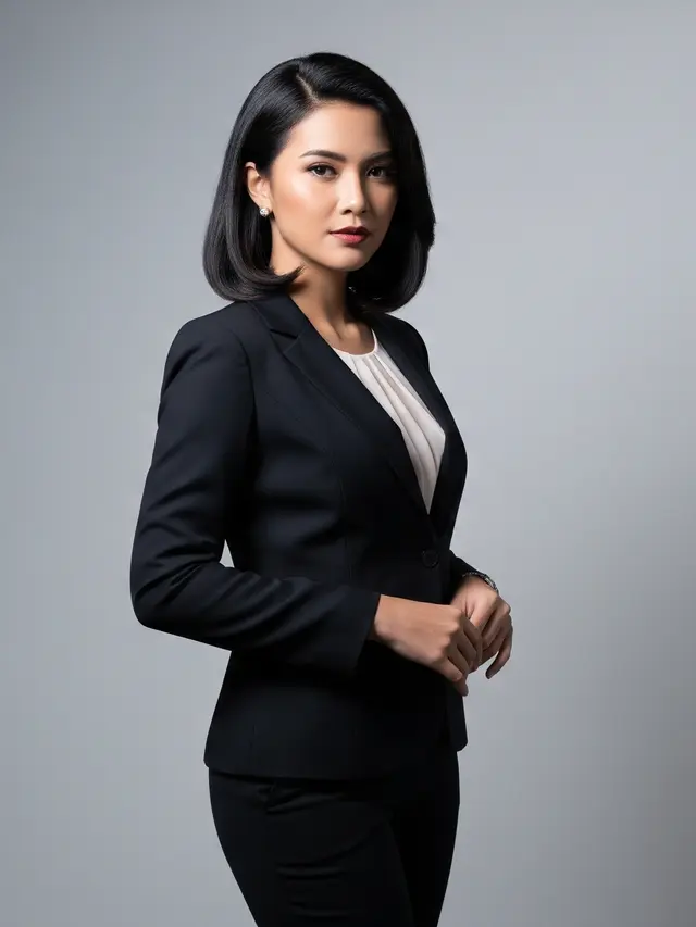 Model Rambut Pendek untuk Ibu Pejabat yang Elegan dan Berkelas Gaya Long Bob