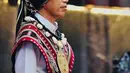 Presiden Jokowi melanjutkan tradisinya mengenakan pakaian adat di sidang tahunan MPR  2023. [@jokowi]