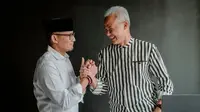 Ganjar Pranowo kembali bertemu dengan Ketua Badan Pemilihan Umum (Bappilu) Partai Persatuan Pembangunan (PPP), Sandiaga Salahuddin Uno di Podcast Kaesang. (Ist)