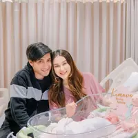 Kevin Aprilio, Vicy Melanie, dan Kimova Dasha Aprilio (Instagram/@kevinaprilio, @vicymelanie, dan @kimovadashaaprilio)