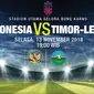 Prediksi INDONESIA VS TIMOR-LESTE