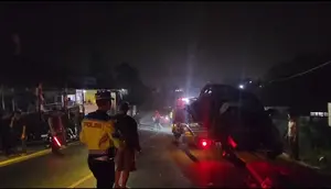 Keluarga Asal Lampung Jadi Korban Kecelakaan Maut di Puncak Cianjur