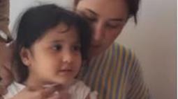 Hebatnya, saat jarum ditusukkan ke lengan Kylie, putri Andi Soraya dari pernikahannya dengan Andi Ali Gaffar justru tak menangis. Ia justru tersenyum. (Foto: Instagram/@andisorayabeatrix)
