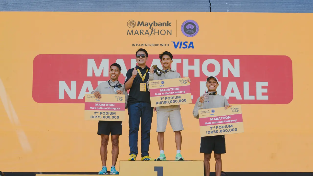 Jelang Asian Games, Robi Syanturi juara Maybank marathon 2026 kategori National Male