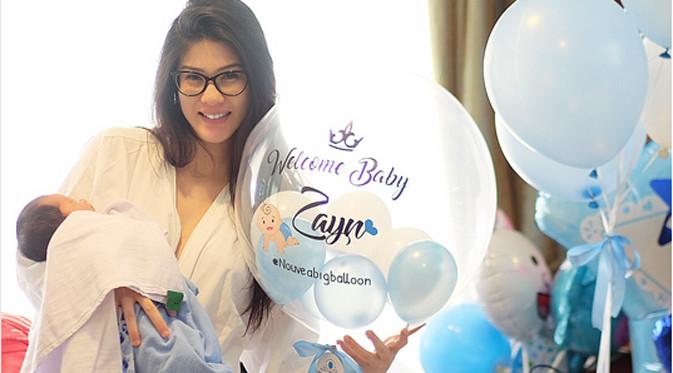 Kabar bahagia datang dari Stevianne Agnecya. Mantan istri Samuel Rizal, yang resmi dinikahi oleh Anggi Pratama pada 23 Juli 2017 itu resmi melahirkan anak pertamanya pada Kamis (21/9/2017). (Instagram/steviagnecya)
