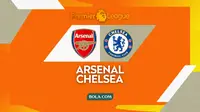 Cover prediksi Arsenal vs Chelsea - Liga Inggris. (Bola.com/Gregah Nurikhsani)