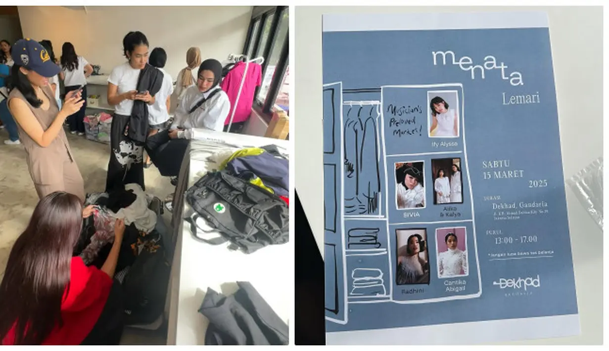 Penjualan baju preloved ini dilakukan dengan suasana yang santai dan penuh kehangatan. Ify terlihat antusias menyambut para pembeli dan berbagi cerita di balik koleksi pakaiannya. Tak hanya itu, dukungan dari sahabat-sahabatnya menambah keseruan acara ini. Ify menata koleksi bajunya dengan rapi di lokasi penjualan. Dengan berbagai pilihan pakaian, acara ini menarik perhatian banyak pembeli. (Liputan6.com/IG/@ifyalyssa)