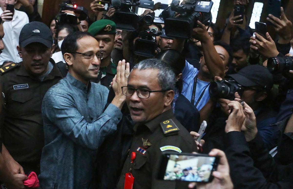 FOTO: Nadiem Makarim Hadiri Sidang Dakwaan Kasus Digitalisasi Pendidikan