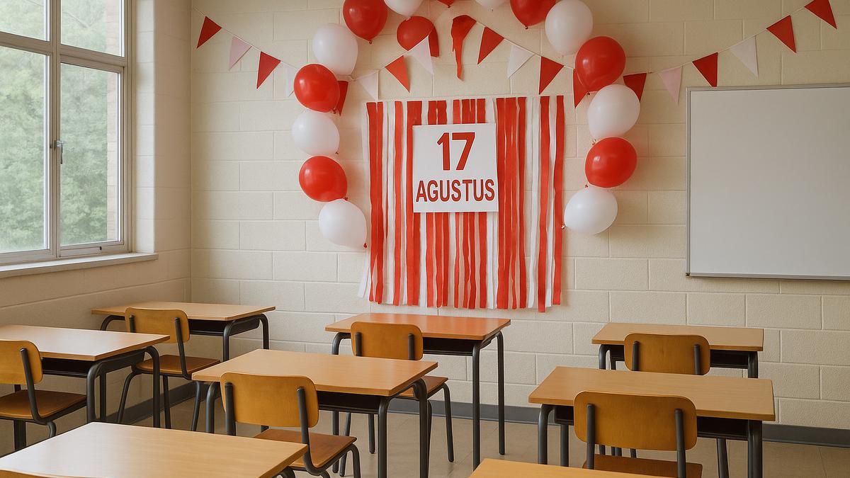 9 Dekorasi Kelas 17 Agustus yang Unik dan Mudah, Meriahkan Perayaan HUT RI 80