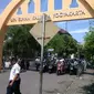 Sekelompok massa mendatangi kampus UIN di Yogyakarta. (Liputan6.com/Fathi Mahmud)