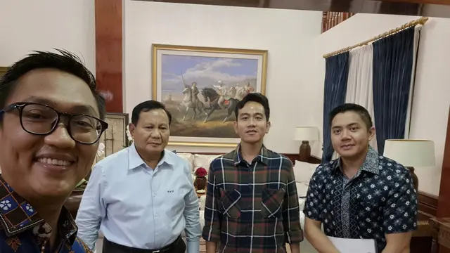Prabowo-Gibran di Kertanegara