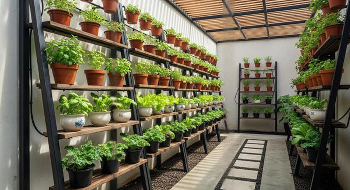 7 Model Kebun Sayur Dekat Teras Samping yang Sempit tapi Rapi, Inspirasi Hunian 2026