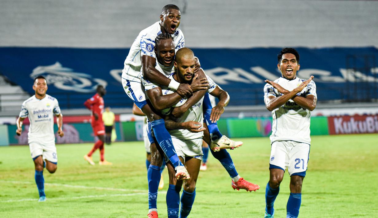 Dua gol Persib Bandung dicetak oleh bomber asal Brasil, David da Silva. (Dok. Persib)