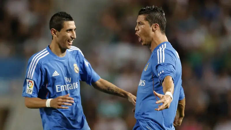 Cristiano Ronaldo dan Angel Di Maria