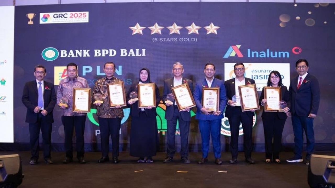 PLN IP dan Geo Dipa Energi Raih Penghargaan GRC 5 Stars Diamond 2025